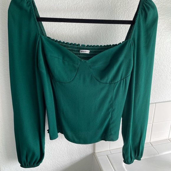 Reformation * Reign Top * Sz 8 * GREEN * NWT - Picture 7 of 7
